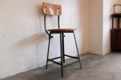 画像1: Metal chair SC-064